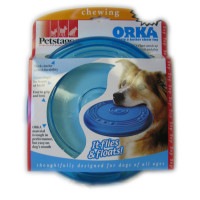 Petstages Orka Flyer - Hondenspeelgoed - Ø23 cm Blauw