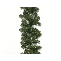 Everlands Imperial Slinger - Kerstversiering - Ø25x270 cm Groen Warm Wit 50 Led