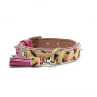 Dwam Halsband Lou Lou - Hondenhalsband - Bruin 38-47x4 Cm