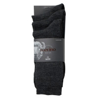 Apollo Sokken Wol/Terry 3-Pack Antraciet - Sokken - 43-46