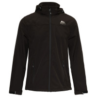 Nord Berg Heren Softshelljas Eldgrim Zwart - Vrijetijdskleding - M