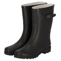 Xq Footwear Dames Regenlaars Riem Rubber Zwart - Laarzen - 37