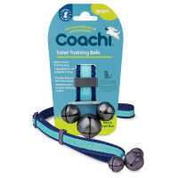 Coachi Toilet Training Bells - Hondenopvoeding - Navy Lichtblauw