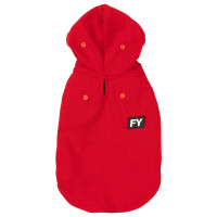 Fuzzyard Honden Hoodie Flash - Hondenkleding - Rood Size 2