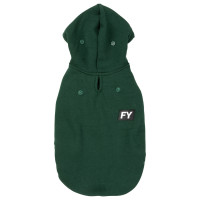Fuzzyard Honden Hoodie Flash - Hondenkleding - Groen Size 7
