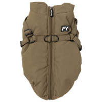 Fuzzyard Hondenjas Flash - Hondenkleding - Kaki Size 2