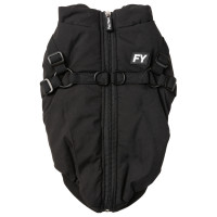 Fuzzyard Hondenjas Flash - Hondenkleding - Zwart Size 2