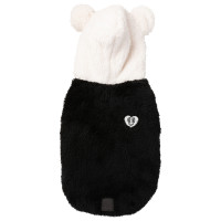 Fuzzyard Honden Hoodie Winnie Panda - Hondenkleding - Zwart Wit Size 6