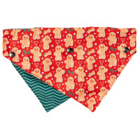 Fuzzyard Honden Bandana En Strik Holly Jolly Cookies - Hondenkleding - M