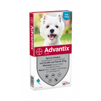 Advantix 100 Spot On 6 Pipet 4-10 kg