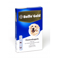 Bolfo Gold hond 250 - 4 pipet