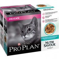 Pro Plan Delicate Pouch Multipack 10x85g (actie)