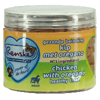 Renske Gezonde Beloning hartjes Kip Oregano 100 gram