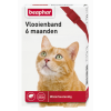 Beaphar Vlooienband Kat Rood - 33 cm