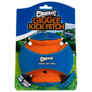 Chuckit Giggle Kick Fetch - Hondenspeelgoed - 14 cm Blauw Oranje