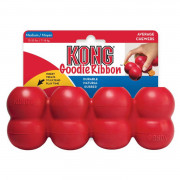 Kong Goodie Ribbon Rood - Hondenspeelgoed - Medium