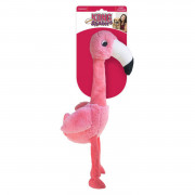 Kong Shakers Honkers Flamingo - Hondenspeelgoed - 33 cm Roze Small