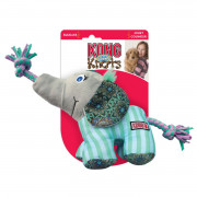 Kong Knots Carnival Elephant - Hondenspeelgoed - 30x14 cm Roze Groen Small-Medium