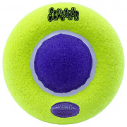 Kong Airdog Squeaker Saucer - Hondenspeelgoed - Geel Large