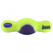 Kong Airdog Squeaker Roller - Hondenspeelgoed - Geel Large