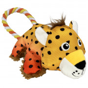 Kong Cozie Tuggz Cheetah - Hondenspeelgoed - S/M