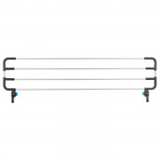 Trixie Autorek Bovenhek - Hondenautoaccessoire - 92x27x4 cm Zilver Zwart