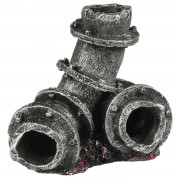 Aqua Della Metalen Buizen - Aquarium - Ornament - 11.2x7x10.7 cm