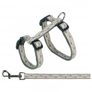Trixie Kattentuig Met Riem 27–45 Cm/13 Mm. 1.20 M - Kattenharnas - Grijs Beige 27-45x1.3/120 Cm