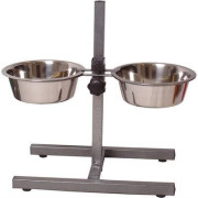 Adori H-Standaard Hamerslag + 2 RVS bakken 21 cm