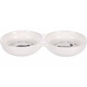 Flamingo Eet- En Drinkbak Betsy Combo - Kattenvoerbak - 23.5x11.5x3.5 cm Wit