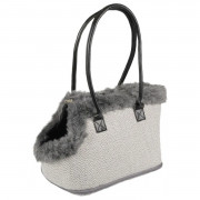 Flamingo Draagtas Esmee - Hondendraagtas - 52x25x26 cm Grijs