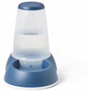 Savic Water Silo Transparant&Petrol - Hondenvoerbak - 32.5x21.5x29 cm