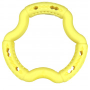 Vadigran Tpr Ring Yellow Vanilla Geel - Hondenspeelgoed - Ø21 cm