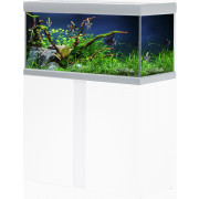 Akvastabil Fusion Aquarium 80 - Aquaria - 80x40x49 cm Zilver Wit Ca. 144 L