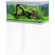 Akvastabil Fusion Aquarium 100 - Aquaria - 100x50x54 cm Zilver Wit Ca. 250 L