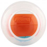 Nina Ottosson Dog Rumble Puzzle - Hondenspeelgoed - Ø13 cm Oranje Blauw Transparant Level 1