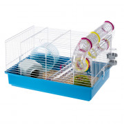 Ferplast Hamsterkooi Paula - Dierenverblijf - 46x29.5x24.5 cm Blauw
