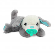 All For Paws Puppy Speelgoed Heartbeat & Warm Pacifier Buddy - Hondenspeelgoed - Grijs