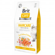 Brit Haircare Healthy & Shiny Coat Zalm&Kip - Kattenvoer - 7 kg
