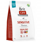 Brit Care Dog Grain-Free Sensitive Hert - Hondenvoer - 3 kg