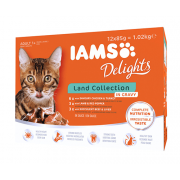 Iams Delights Land Mix 12x85gr