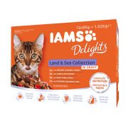 Iams Delights Land/Sea Mix 12x85gr