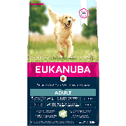 12+2,5kg Eukanuba Adult Large Lam-rijst (max 2 per bestelling)
