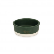 Designed By Lotte Hondenvoerbak Joa Groen - Hondenvoerbak - Ø16x6 cm