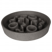 District 70 Bamboo Cat Slow Feeder - Kattenvoerbak - Ø13.5 cm Grijs