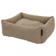Wooff Cocoon Teddy Taupe - Hondenmand - 90x70x22 cm