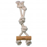 Quapas! Hondenspeeltje Koffiehout Canape - Hondenspeelgoed - 38x12 cm