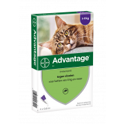 Advantage 80 Kat 4-8 kg - 4 Pipetten