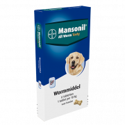 Mansonil Hond All Worm Tasty - 6 tabletten