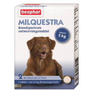 Beaphar Milquestra Hond 5 tot 50 kg - 2 Tabl